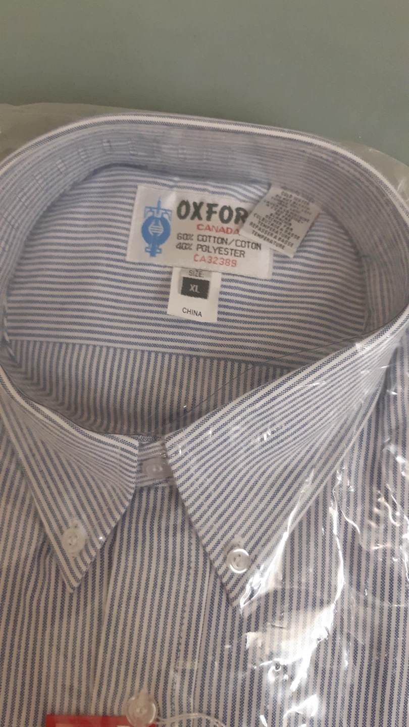 Mens Oxford Dress Shirt XL - photo 2