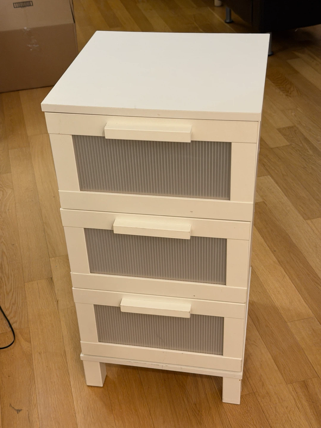 IKEA Aneboda white 3-drawer chest