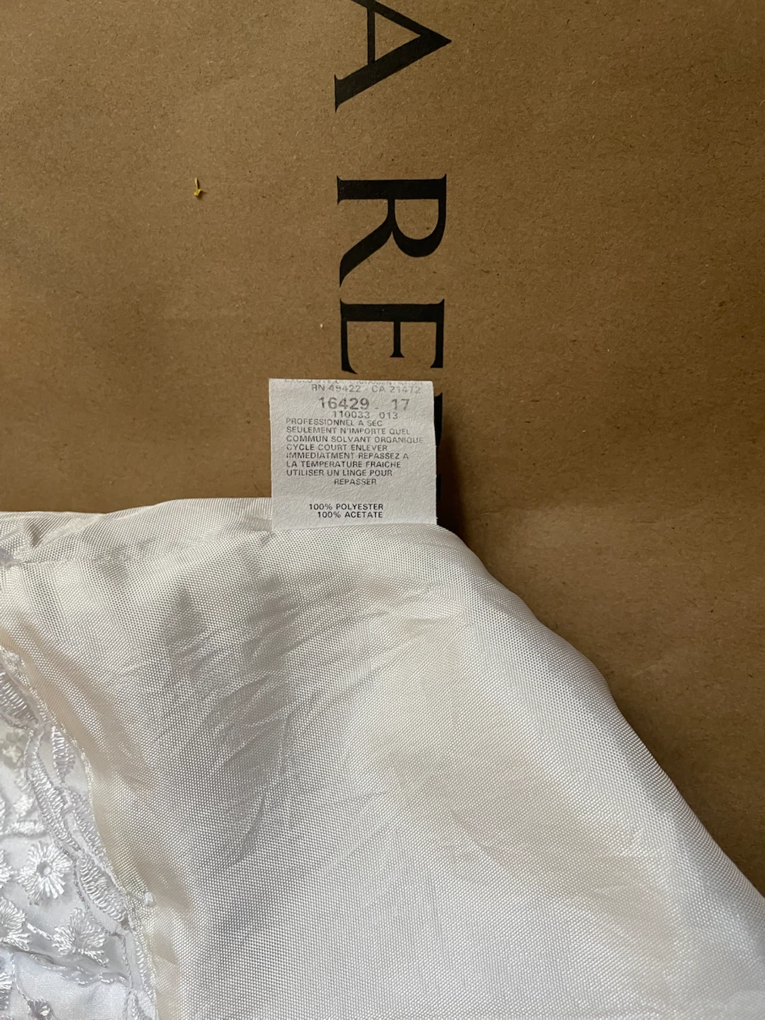 White Dress Size 10 - photo 4