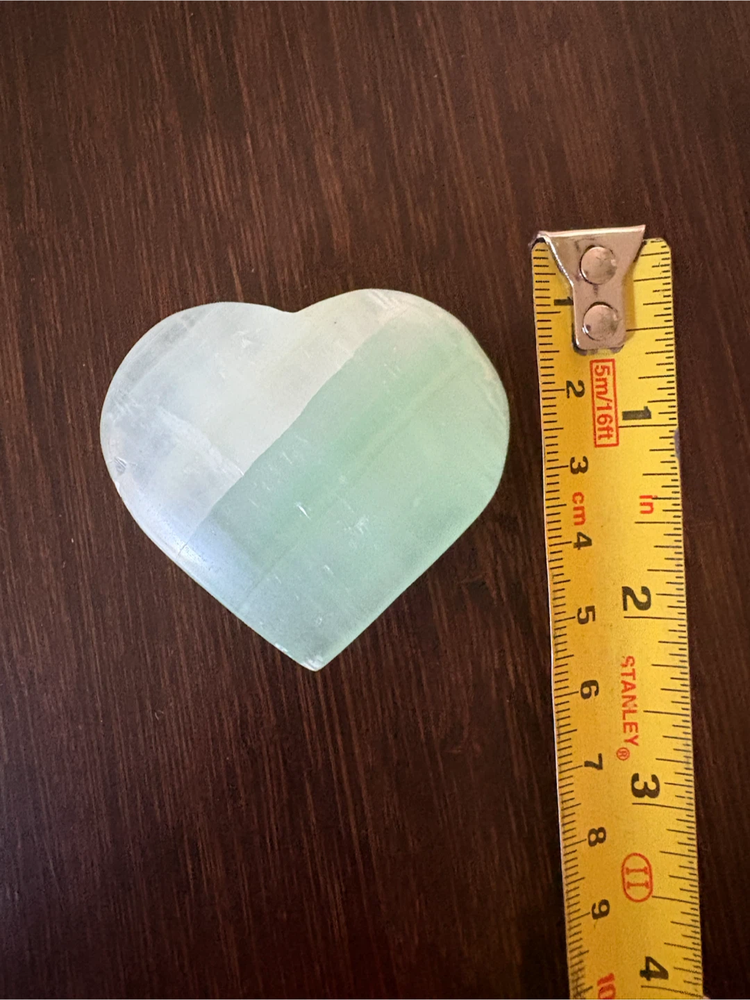 Green and White Heart Stone Decor - photo 4