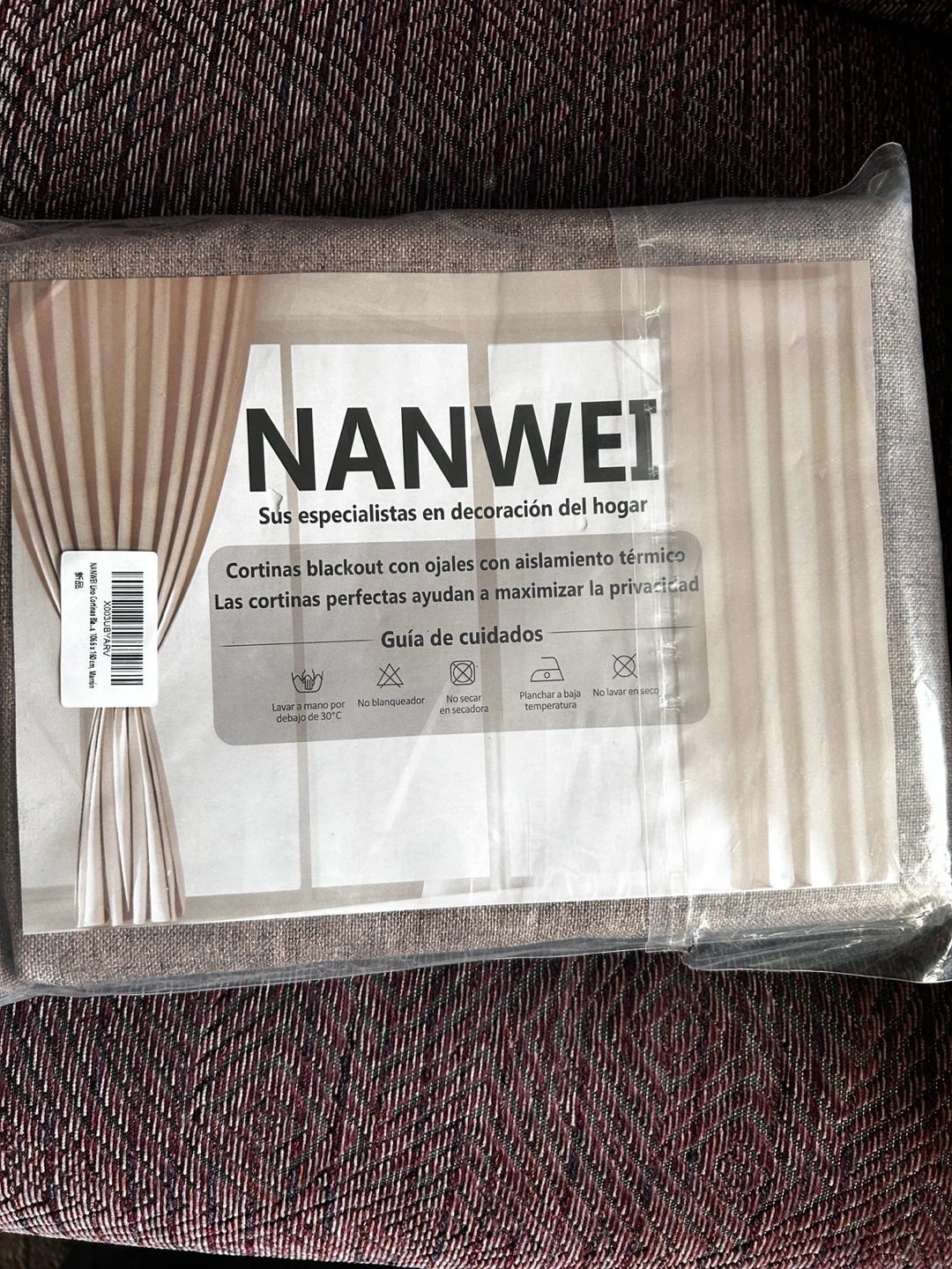 NANWEI Blackout Curtains 106.6 x 160 cm - photo 4