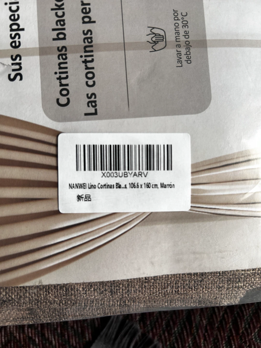 NANWEI Blackout Curtains 106.6 x 160 cm - photo 5