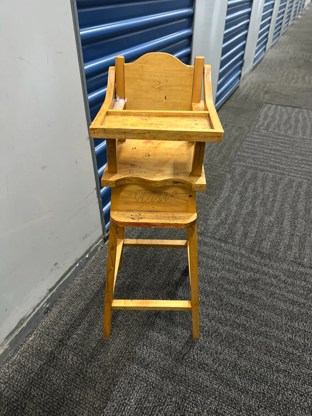 Wooden High Chair with Tray - photo 4