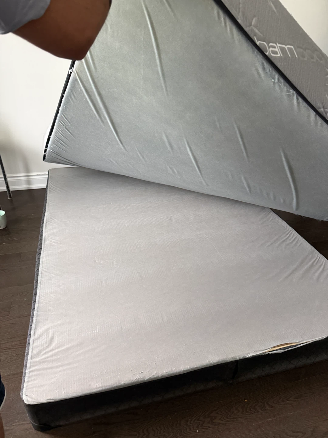 Bamboo Mattress with wooden stand