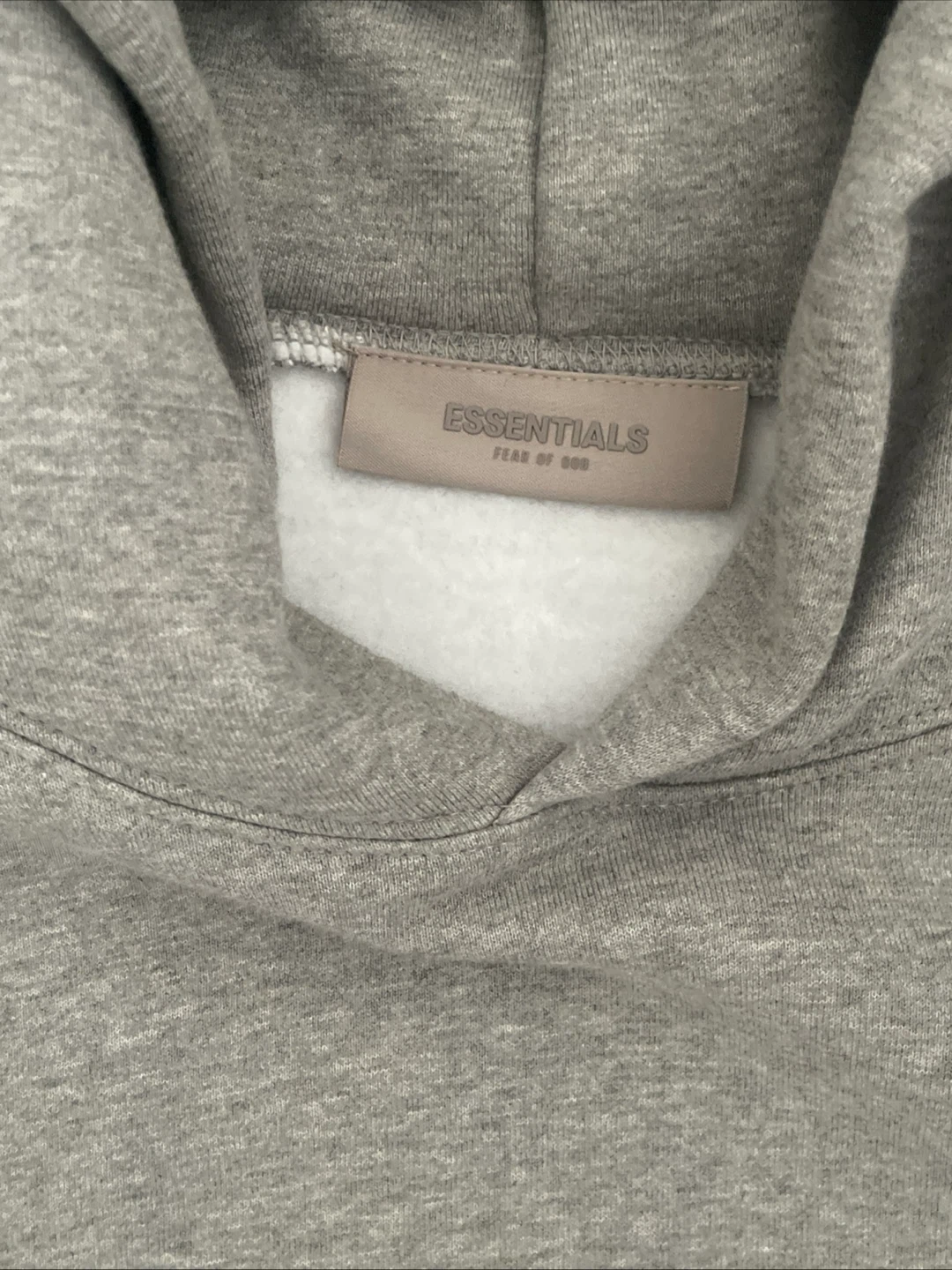 ESSENTIALS Fear of God Grey Hoodie - photo 3