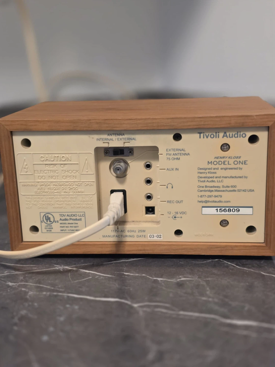 Tivoli Audio Model One AM/FM Radio - photo 2