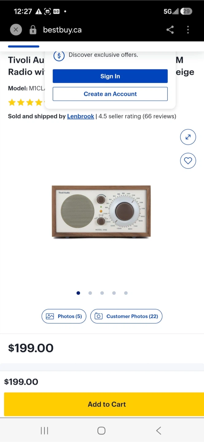 Tivoli Audio Model One AM/FM Radio - photo 4