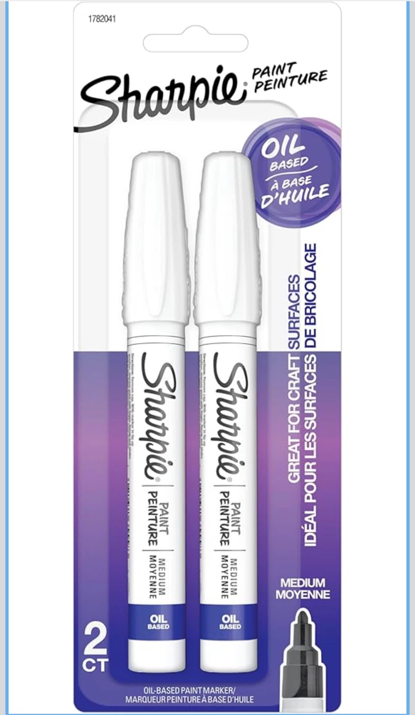 Sharpie Oil-Based Paint Markers - Medium Point - White (2 ct)