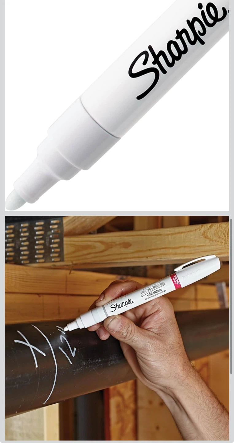 Sharpie Oil-Based Paint Markers - Medium Point - White (2 ct) - photo 3
