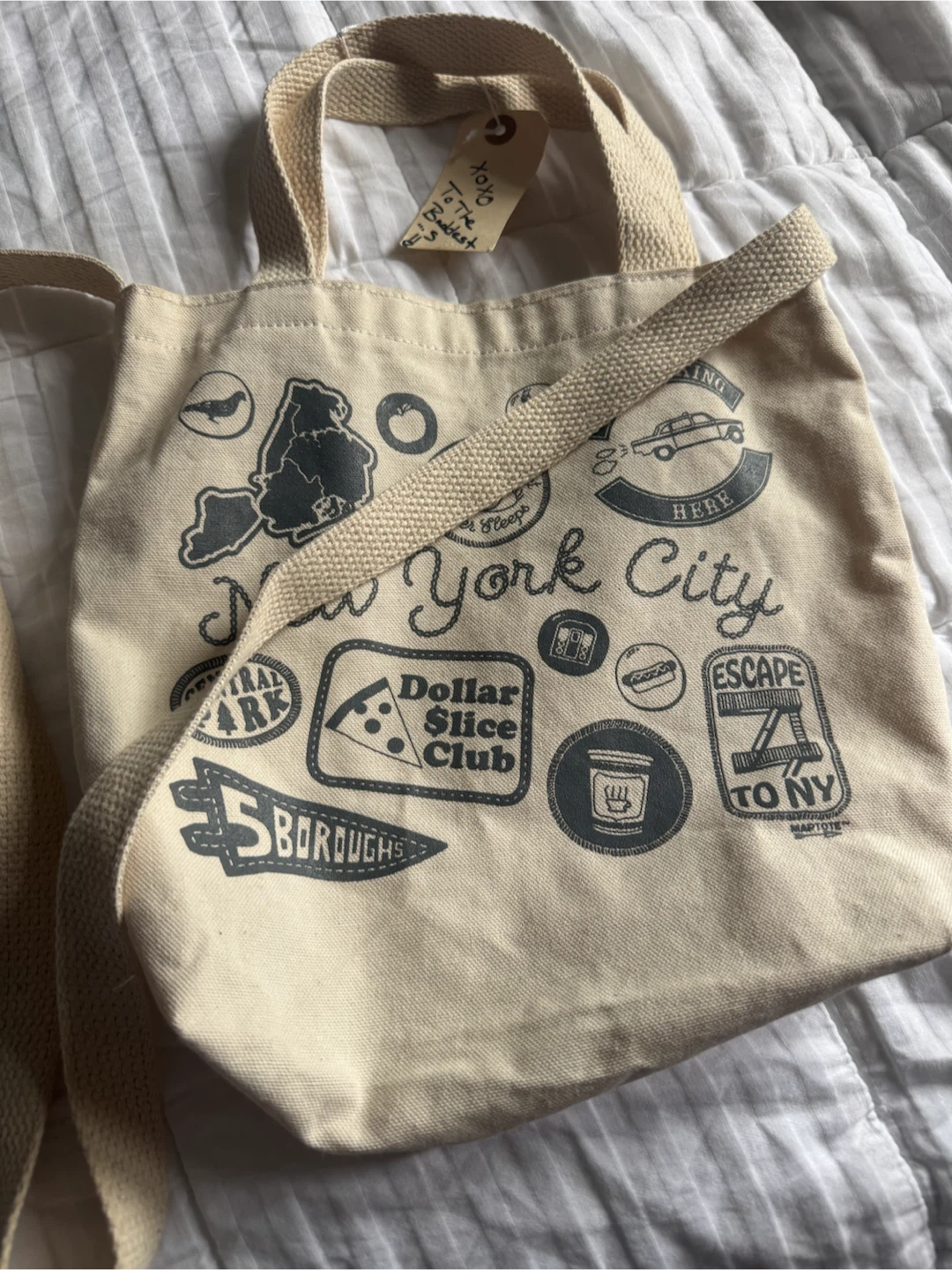 Maptote New York City Canvas Tote Bag