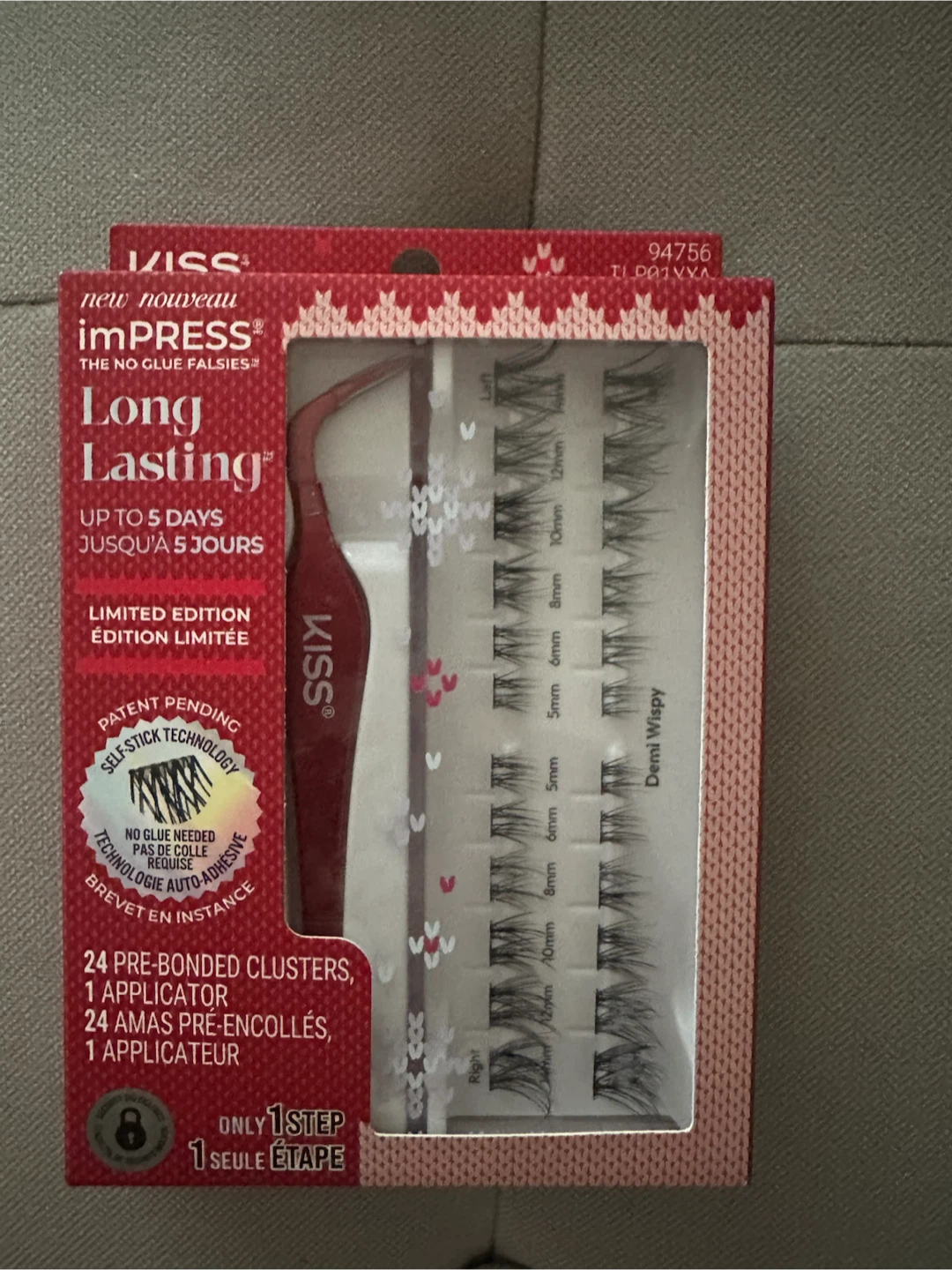 KISS imPRESS Long Lasting No Glue Falsies