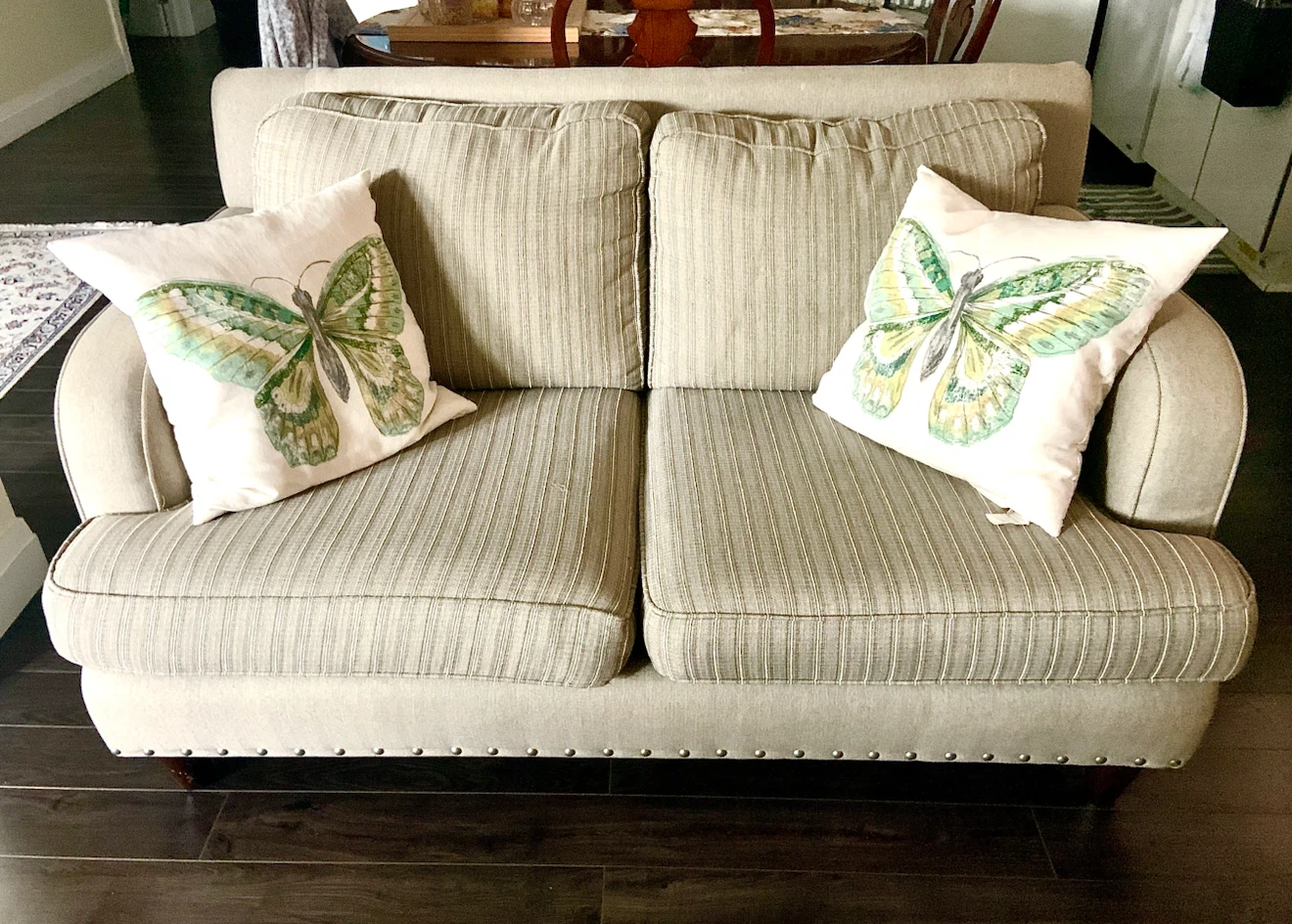 3-Piece Living Room Set – Sofa, Loveseat & Wingback Chair