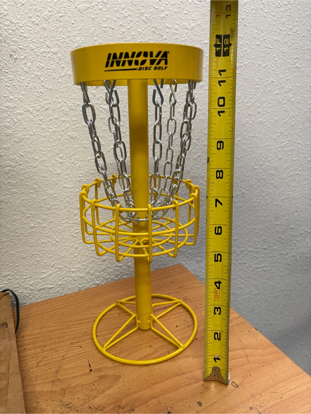 Yellow Innova Disc Golf Mini Basket - photo 2