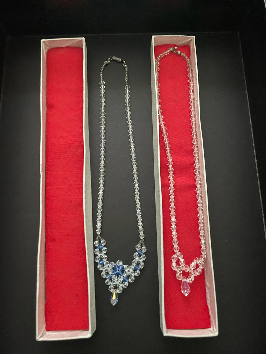Crystal Bead Necklaces Set