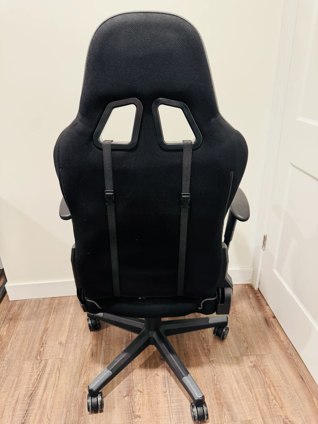 Black Gaming Chair with Lumbar Support - photo 2