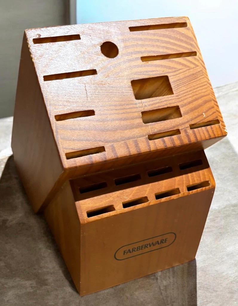 Farberware Wooden Knife Block