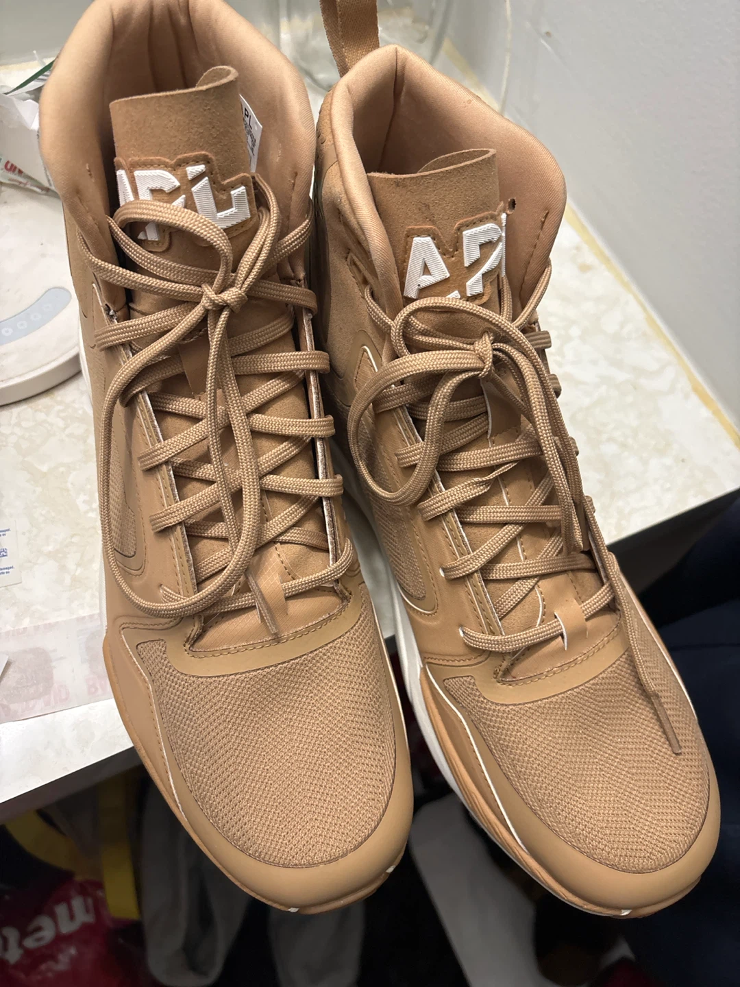 APL Techloom Defender M Shoes US 12 Tan