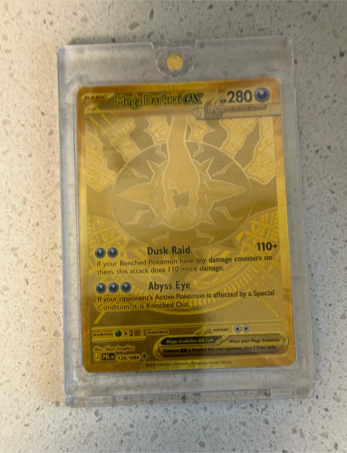 Pokémon Mega Darkrai EX Card