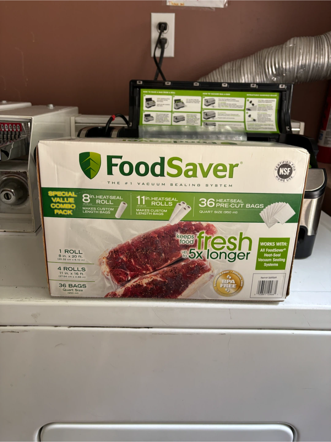 FoodSaver Special Value Combo Pack Vacuum Seal Bags and Rolls