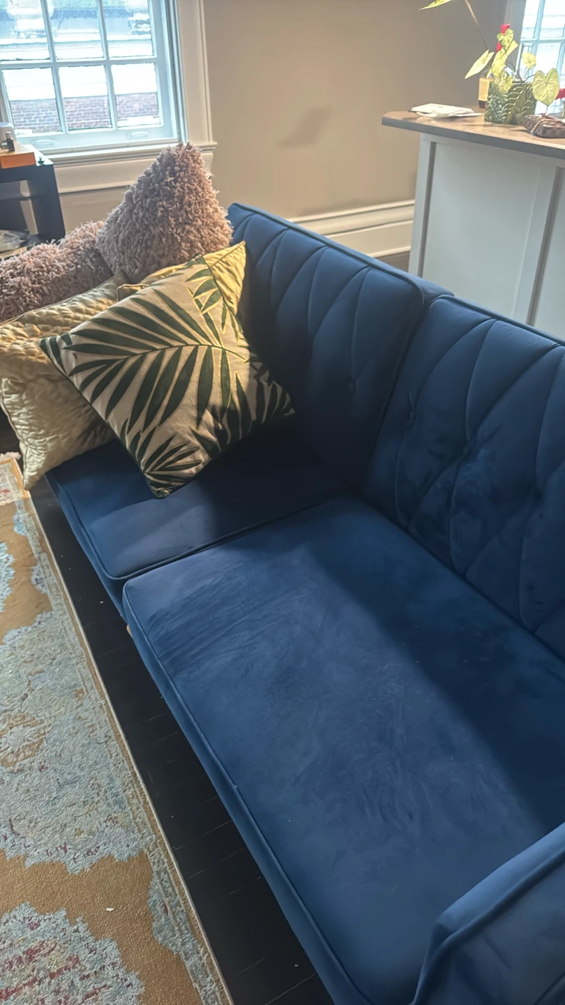 Blue Velvet Sofa - photo 2