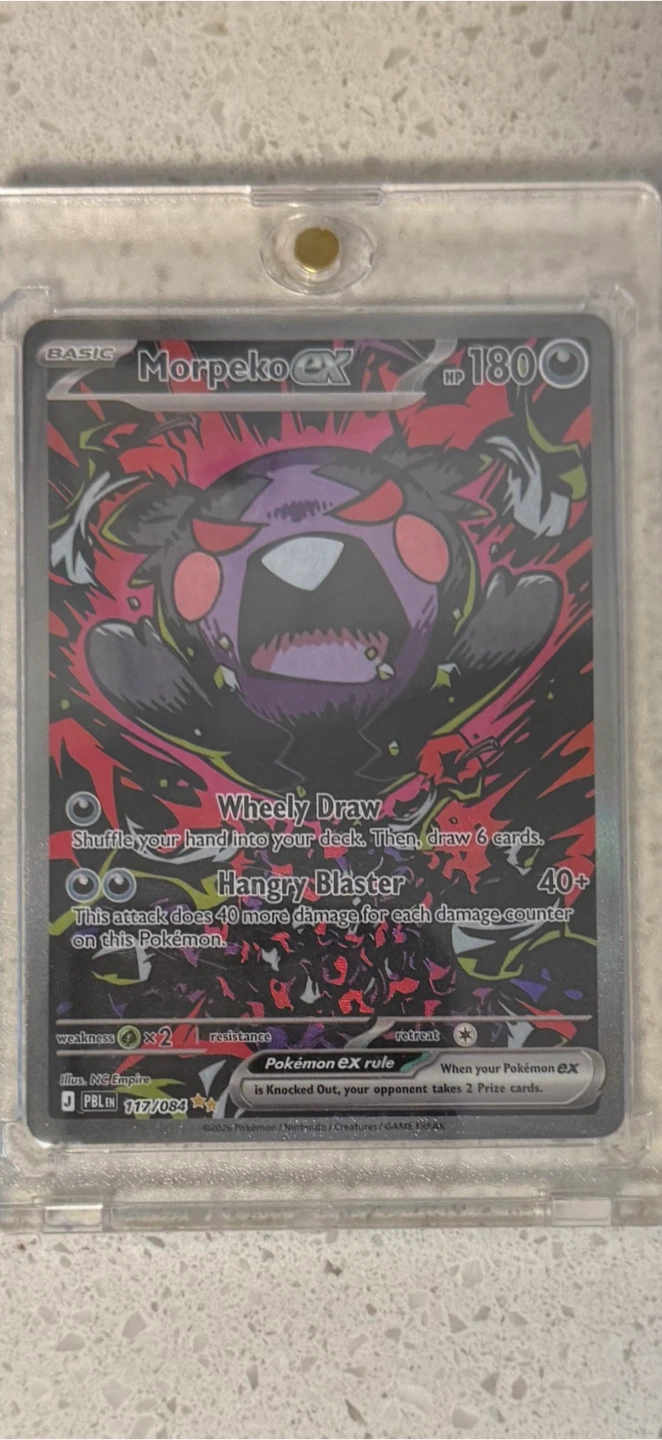 Pokemon Morpeko EX Card 117/084