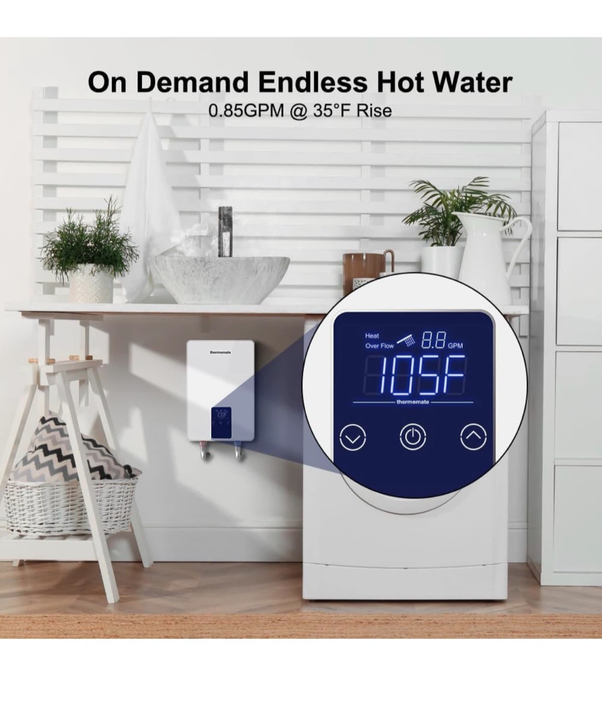 ThermoMate 4500W Electric Tankless Water Heater TS4 - photo 3