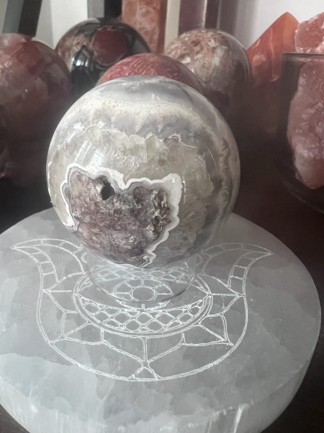 MEXICAN LACE AGATE SPHERE