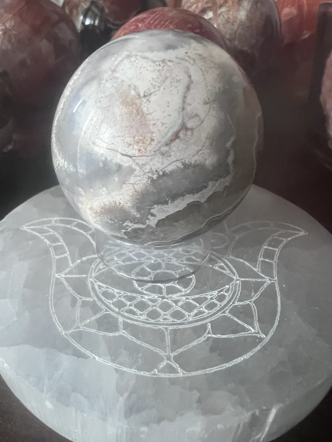 MEXICAN LACE AGATE SPHERE - photo 4
