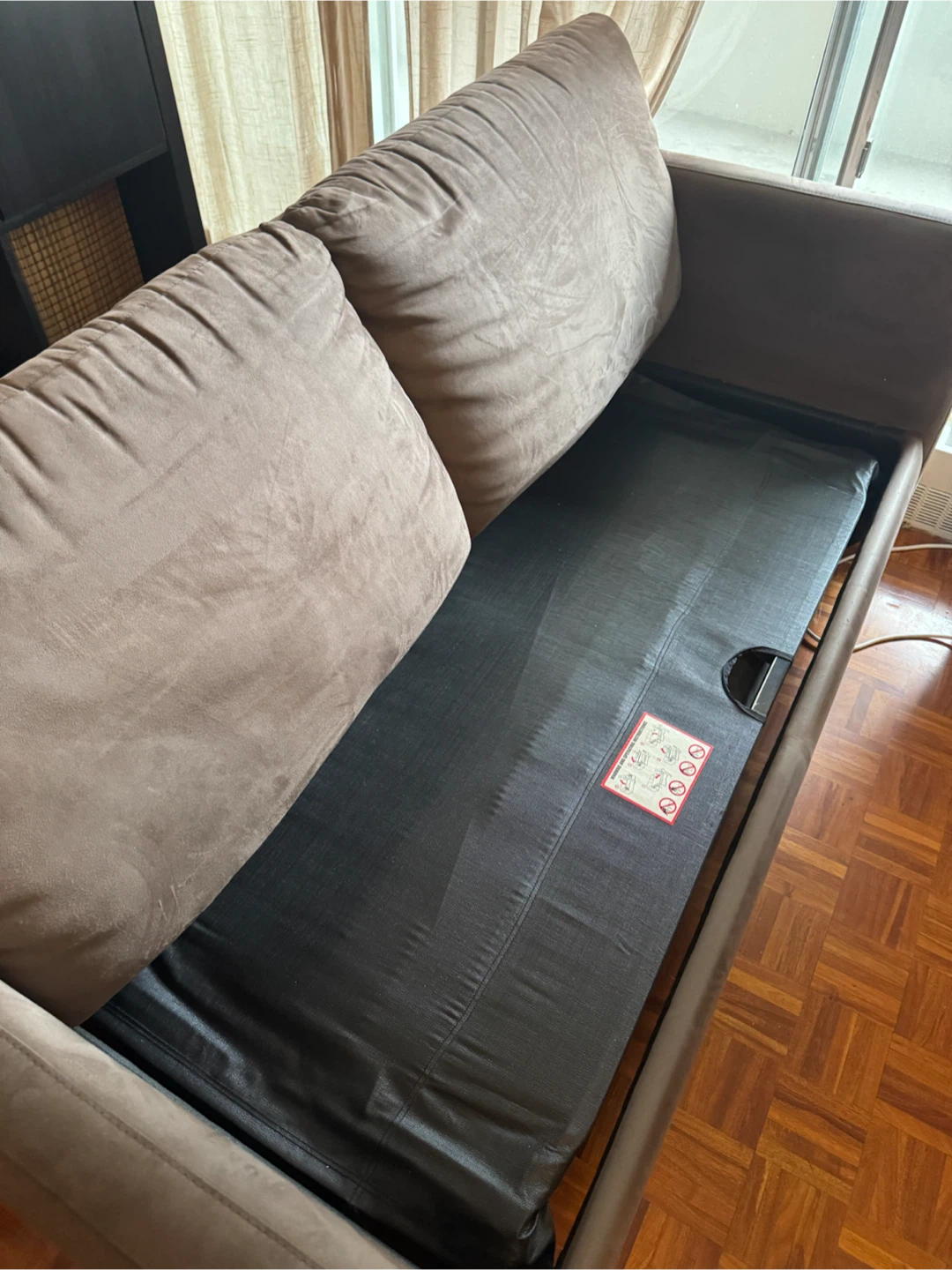 Brown Sofa Bed - photo 3