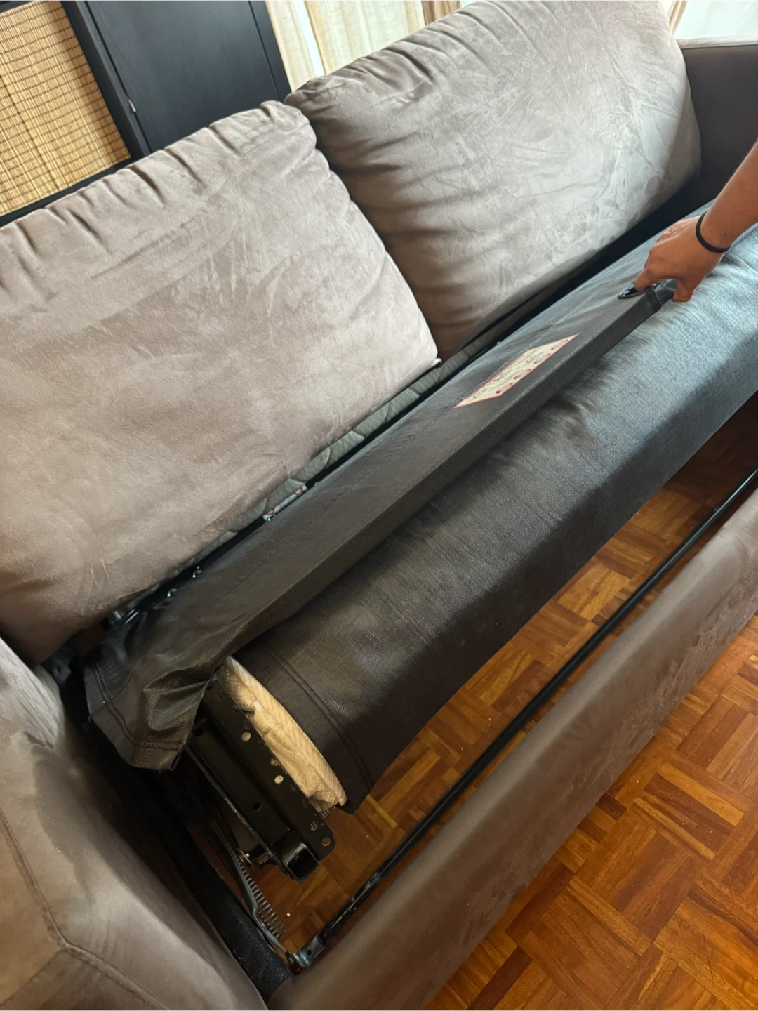 Brown Sofa Bed - photo 4