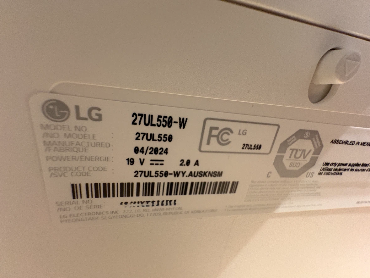 LG 27UL550-W 27" 4K Monitor - photo 4