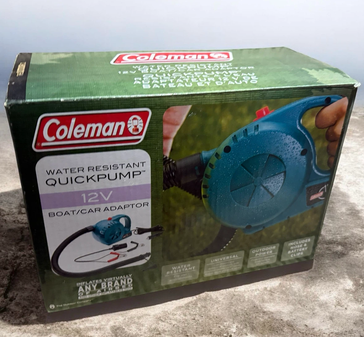 Coleman QuickPump 12V Water Resistant Boat/Car Adaptor