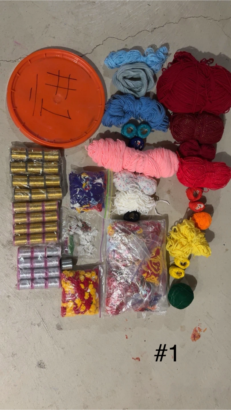 Yarn and Crafting Supplies Bundle