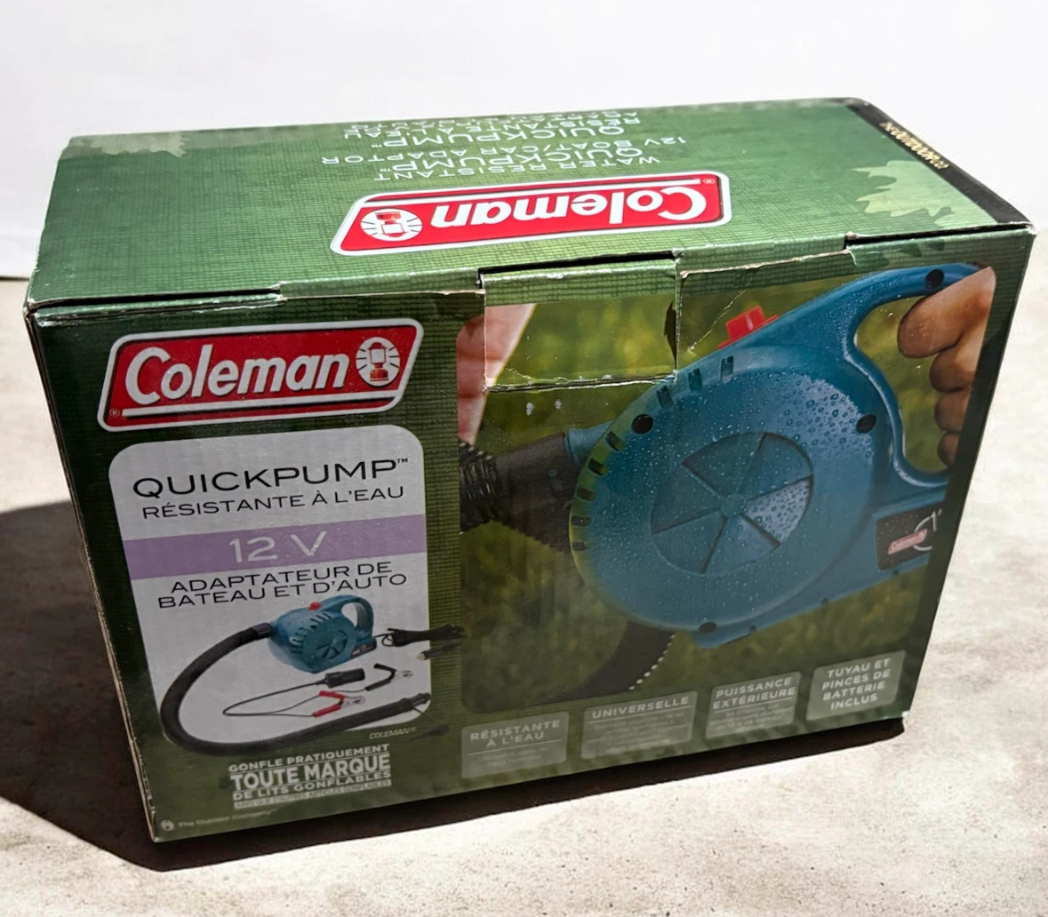 Coleman QuickPump 12V Water Resistant Boat/Car Adaptor - photo 3