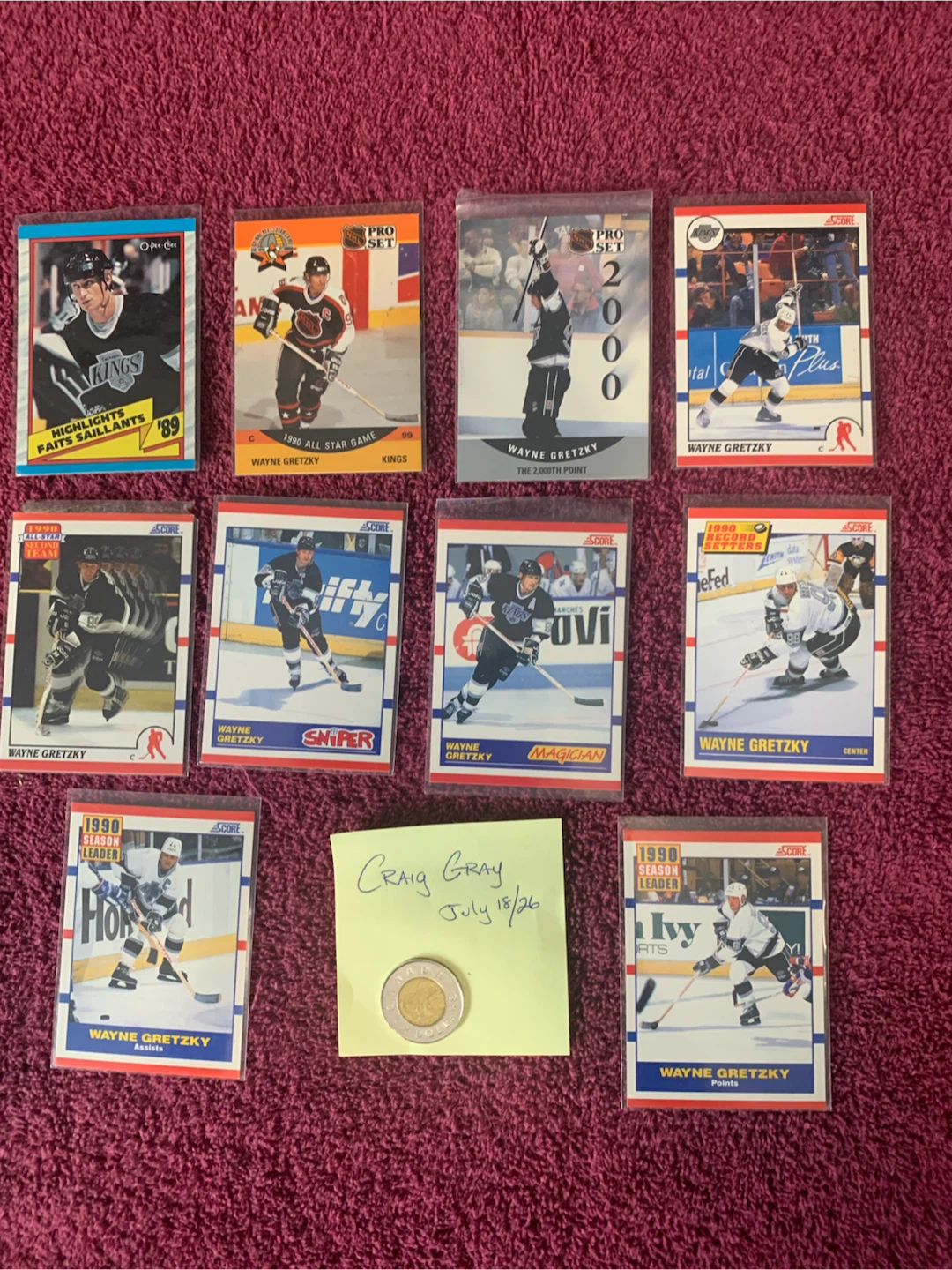 WAYNE GRETZKY CARDS - photo 3