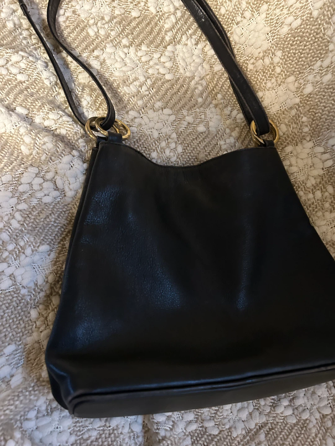 Designer, Paloma Picasso Black Leather evening bag - photo 2