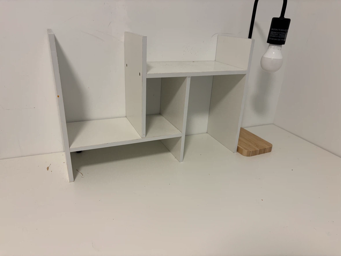 White Desk Organizer with Shelves - photo 3