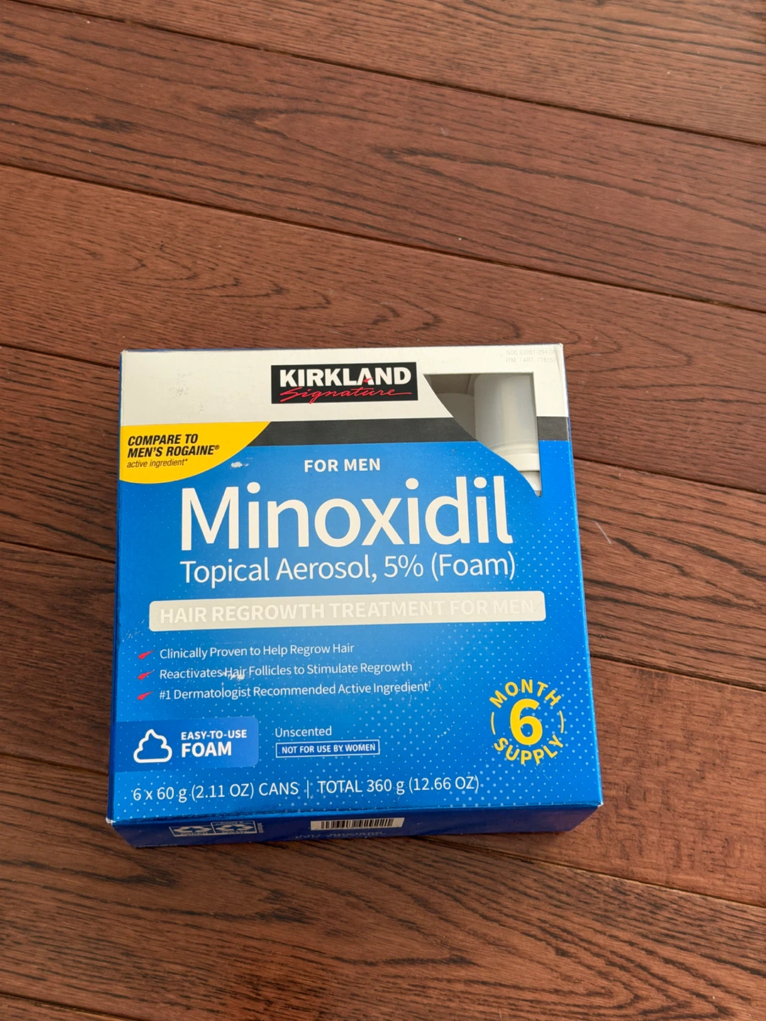 Kirkland Signature Minoxidil 5% Foam Hair Regrowth Treatment