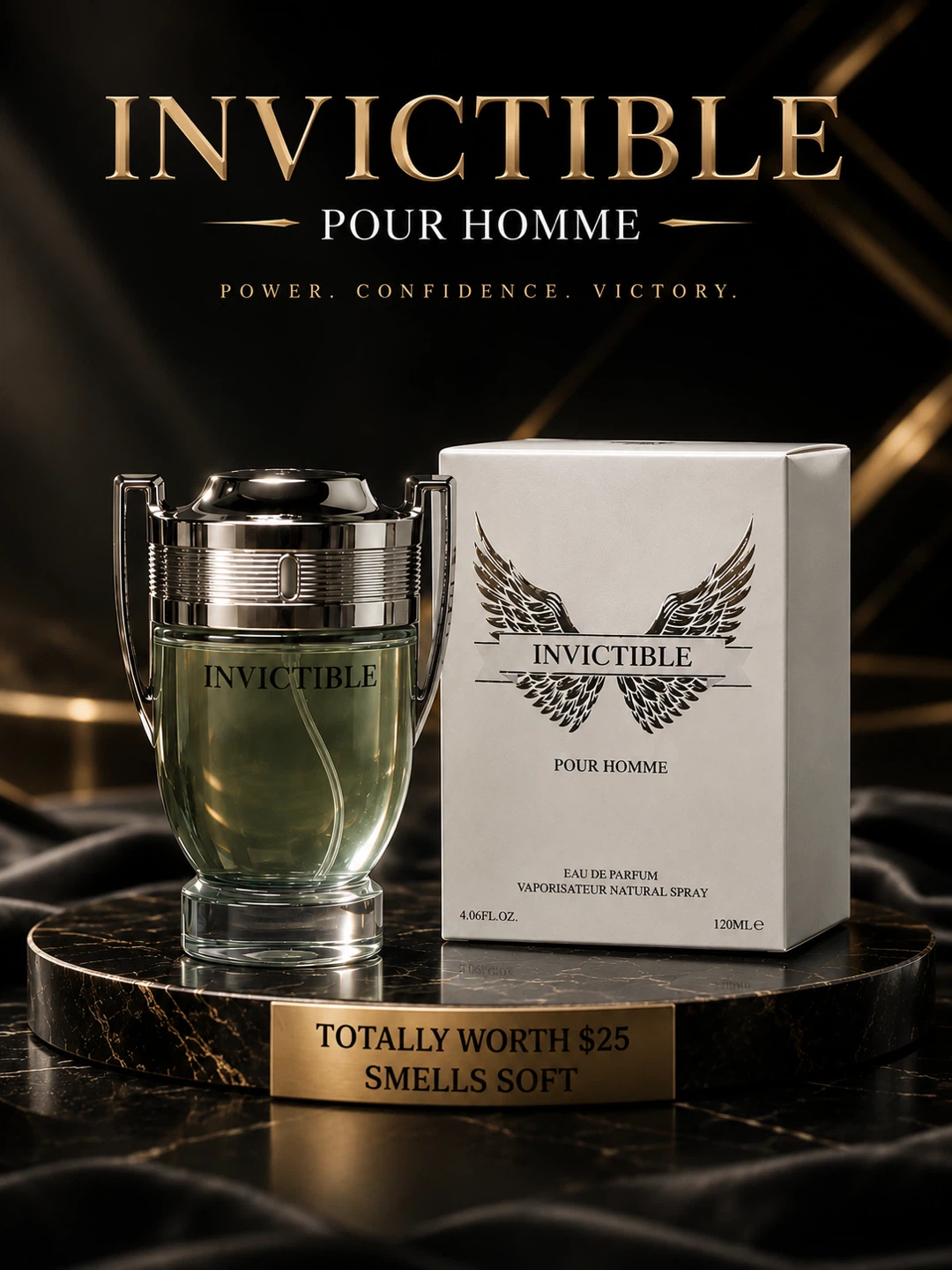 INVINCIBLE POUR HOMME – Eau de Parfum (120ML)