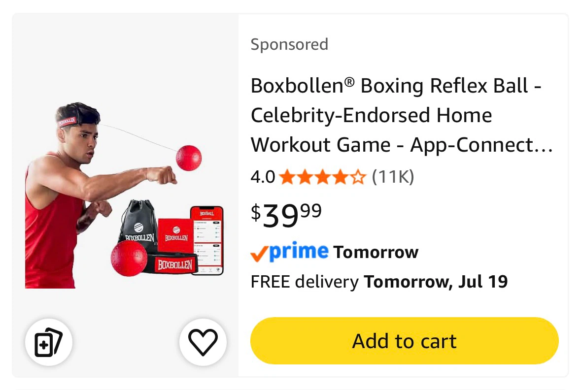 Boxbollen Boxing Reflex Ball (6 available) - photo 3