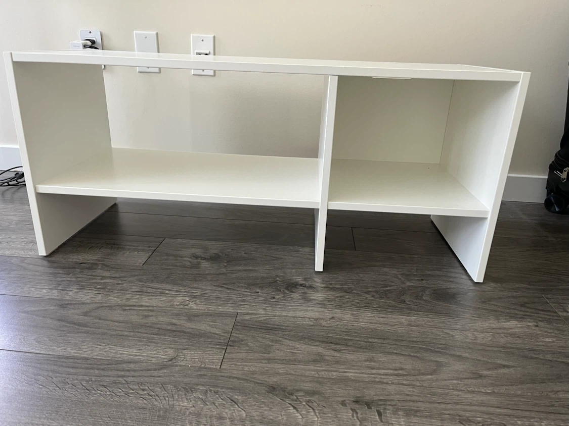 White TV Stand / TV Console (90 × 35 × 40 cm) - photo 2