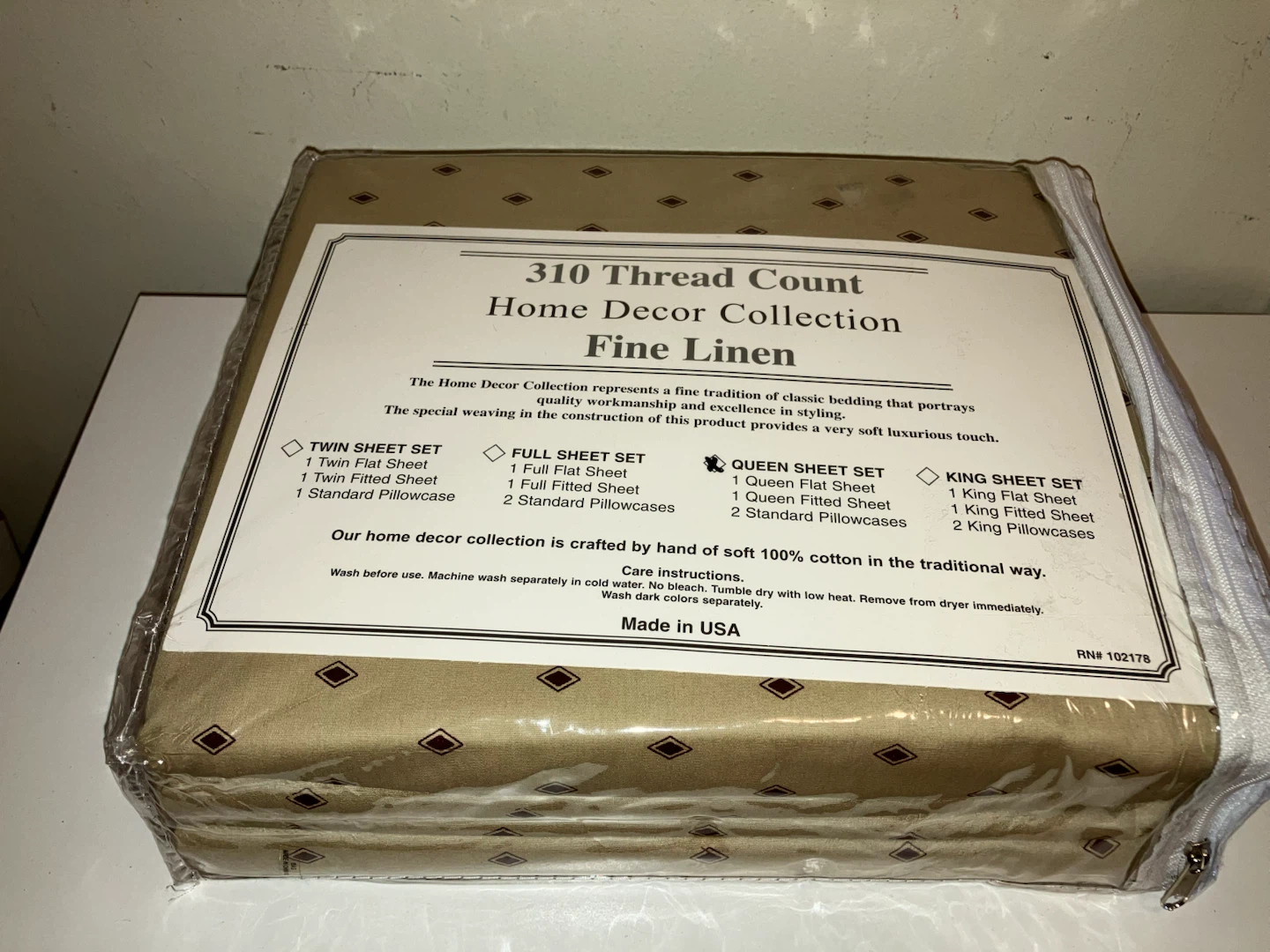 Home Decor Collection Fine Linen Sheet Set