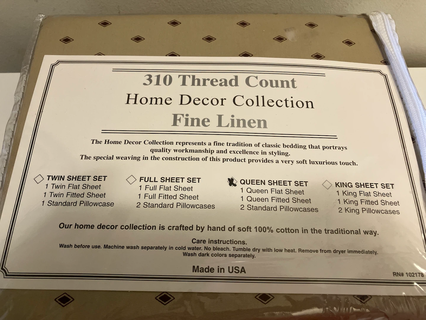 Home Decor Collection Fine Linen Sheet Set - photo 2