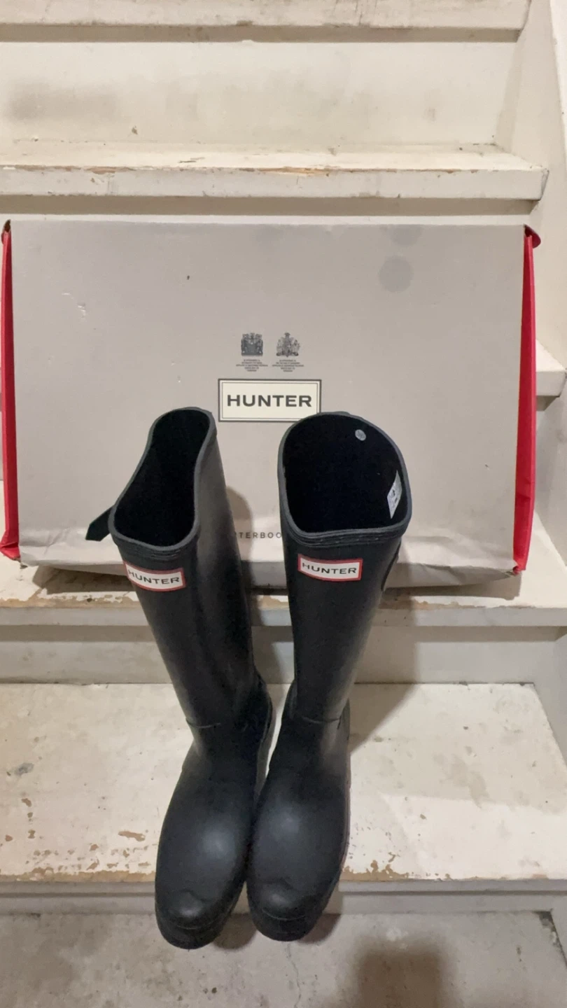 Hunter Boots Black Tall Boots