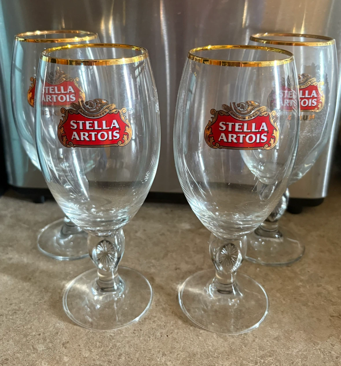 Stella Artois Beer Glasses - Set of 4
