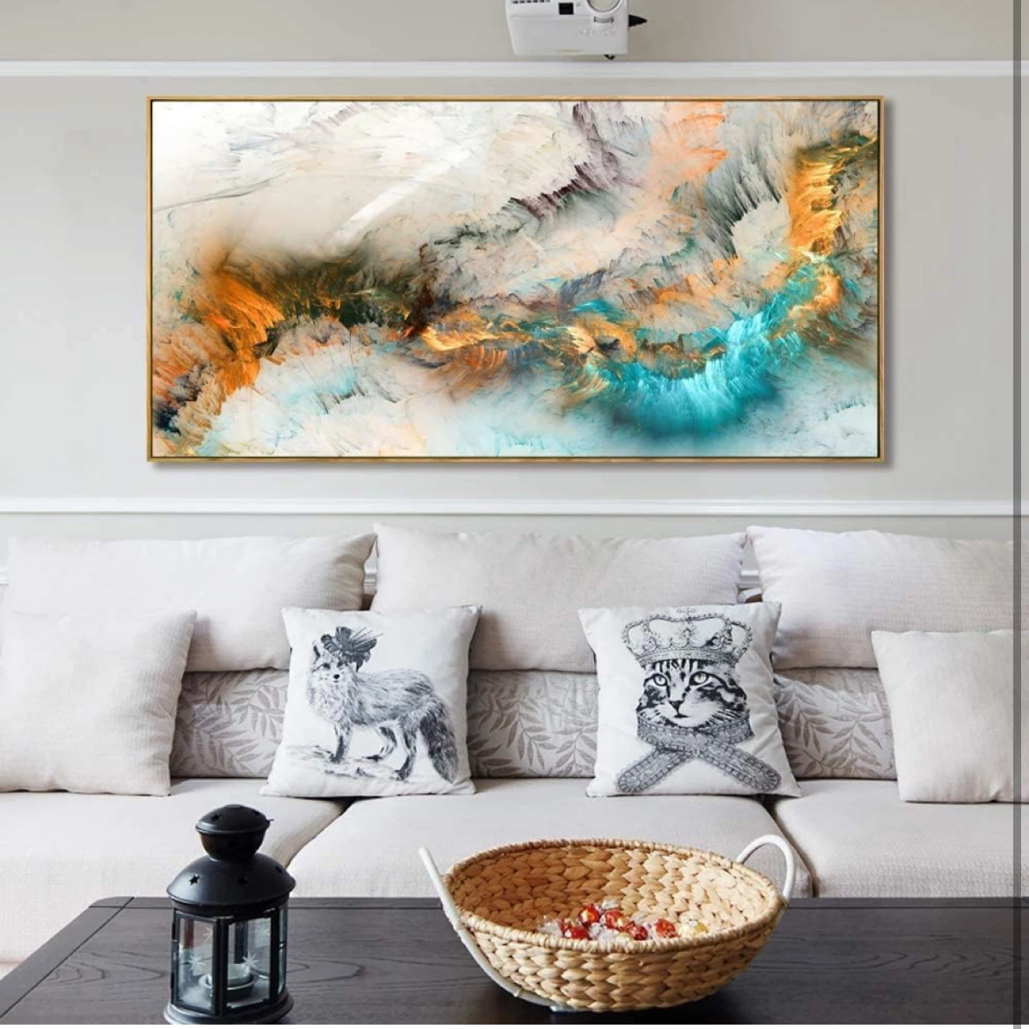 Abstract Landscape Canvas Art Print - photo 2
