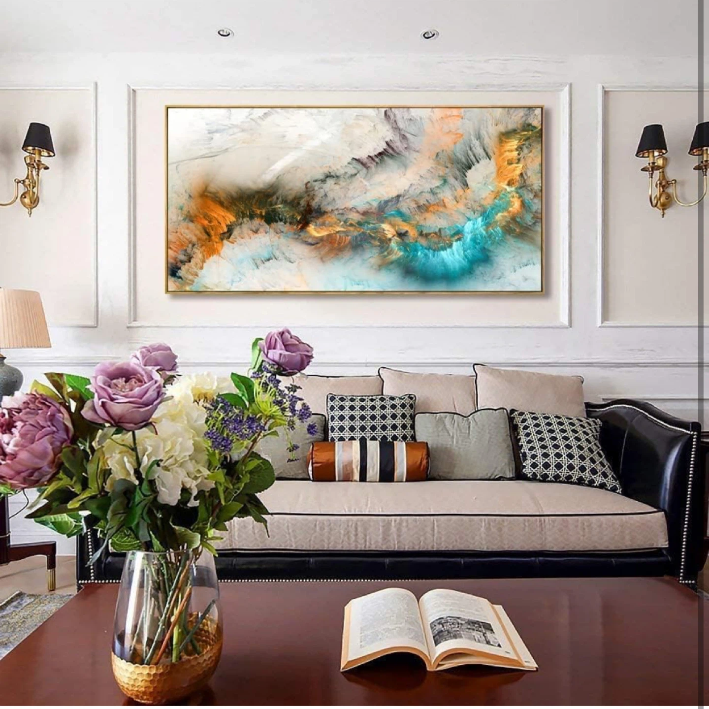 Abstract Landscape Canvas Art Print - photo 3