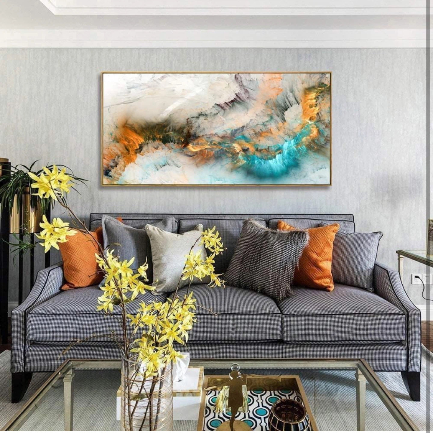 Abstract Landscape Canvas Art Print - photo 4