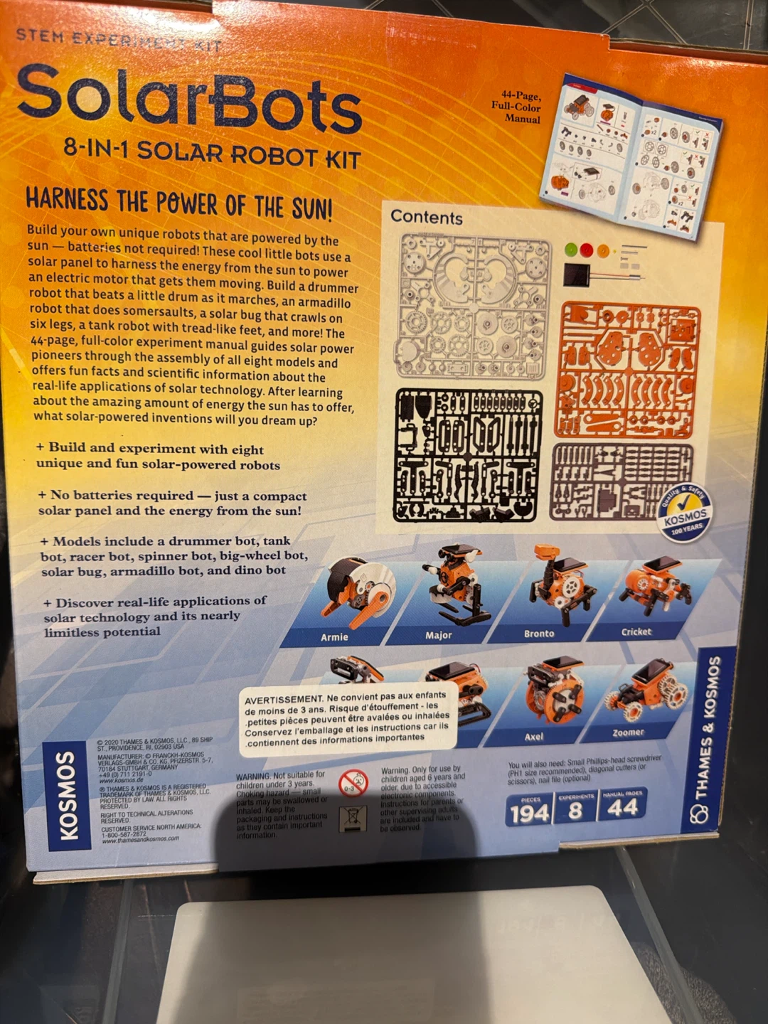 Thames & Kosmos SolarBots 8-in-1 Solar Robot Kit - photo 2