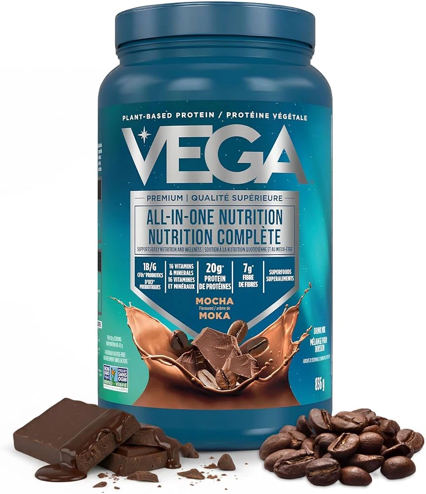 Vega All-In-One Nutrition Complete Protein Powder - Mocha